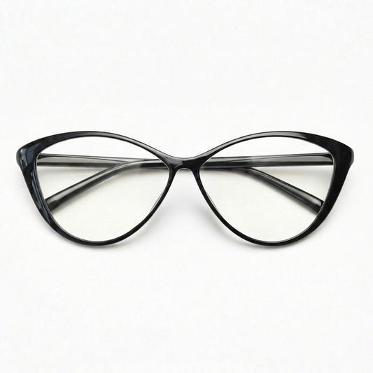 Carol Clear Clear Lens Glasses Front View