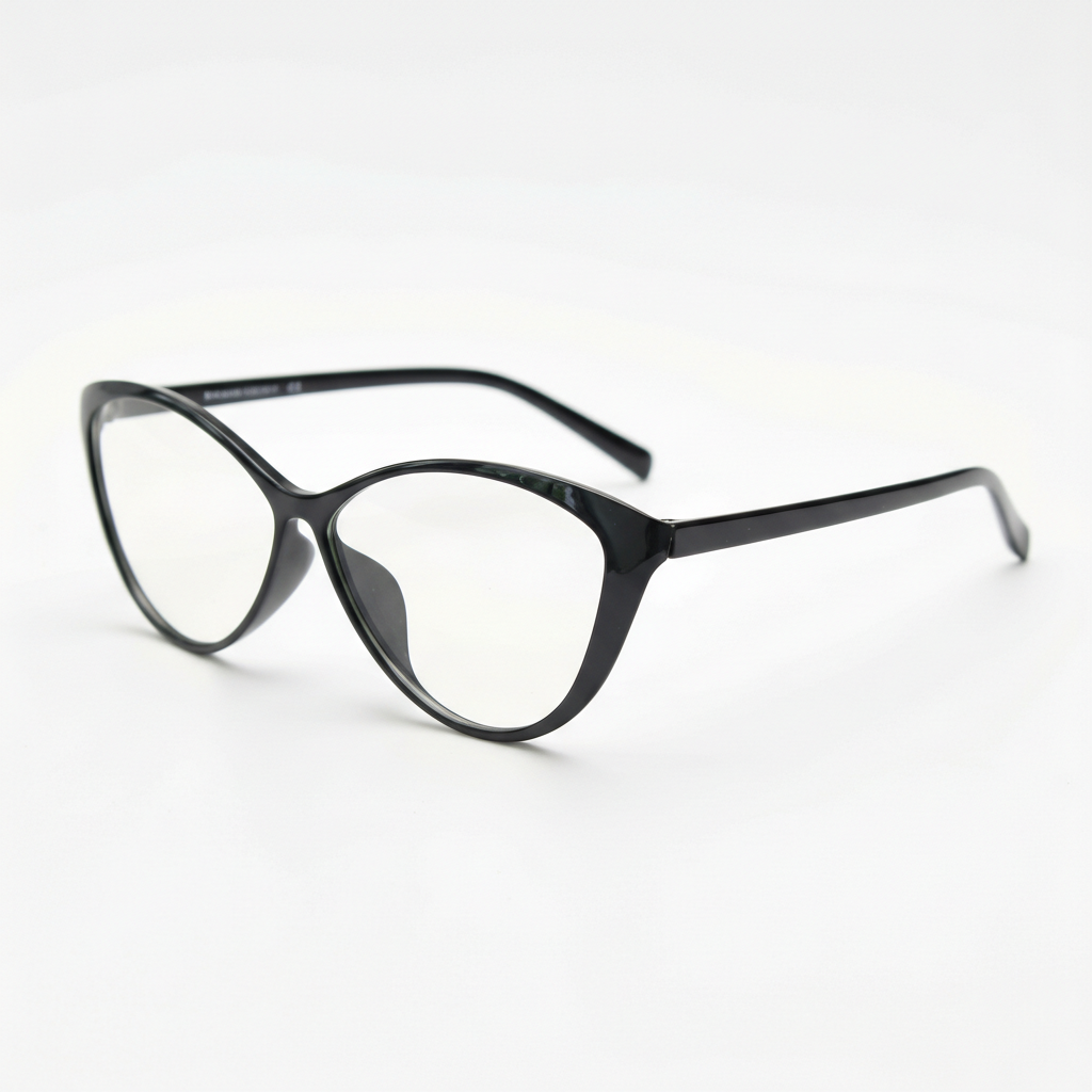 Carol Clear Clear Lens Glasses Side View
