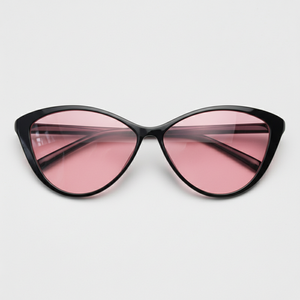 Carol Pink Tinted Lens Sunglasses Front View