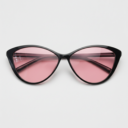 Carol Pink Tinted Lens Sunglasses Front View