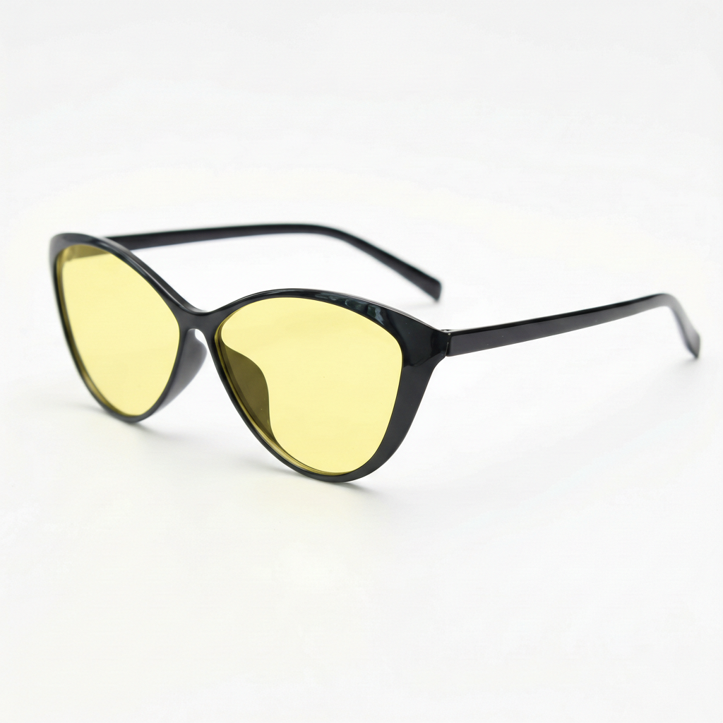 Carol Yellow Tinted Lens Sunglasses Side View