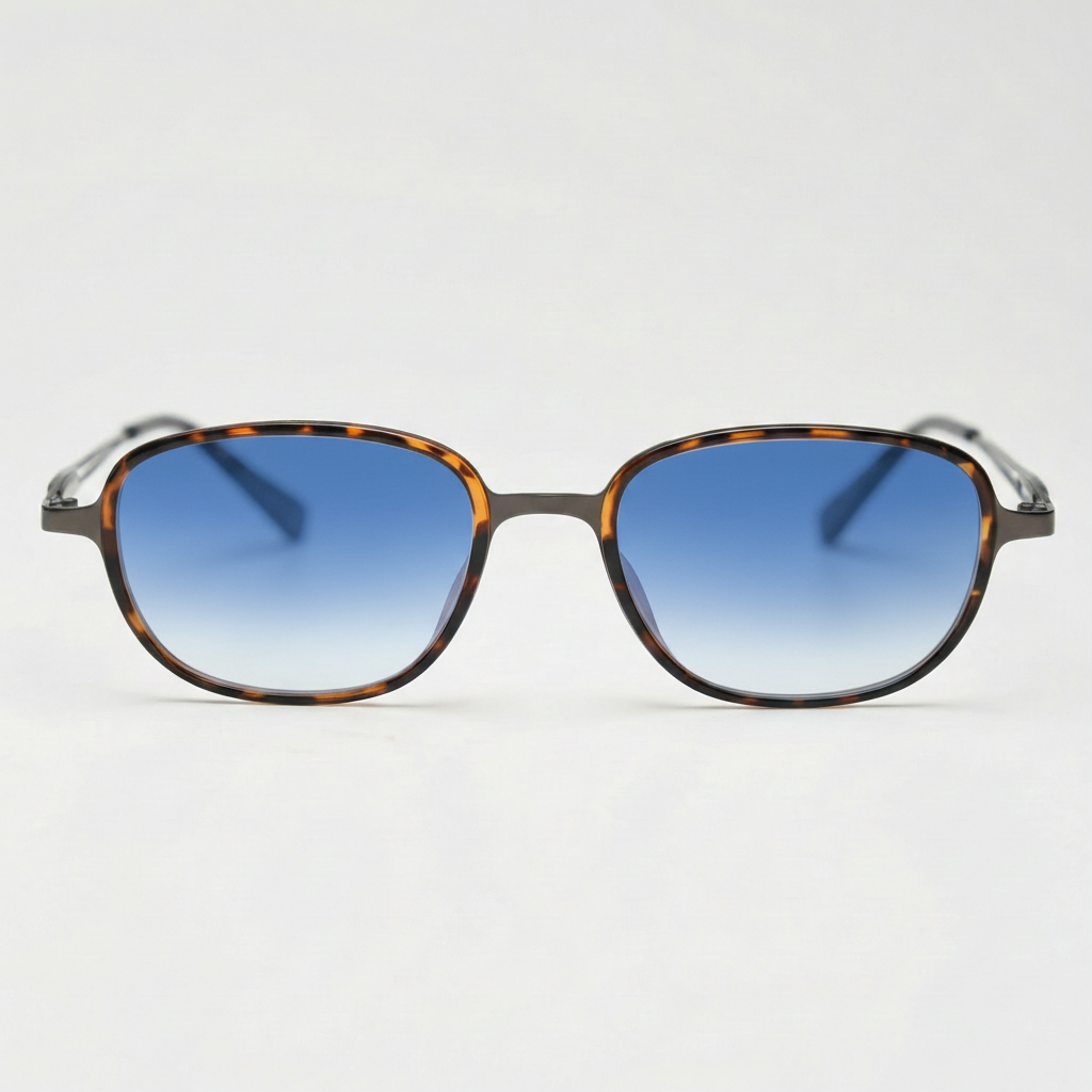 Dale Blue Gradient Lens Sunglasses Front View