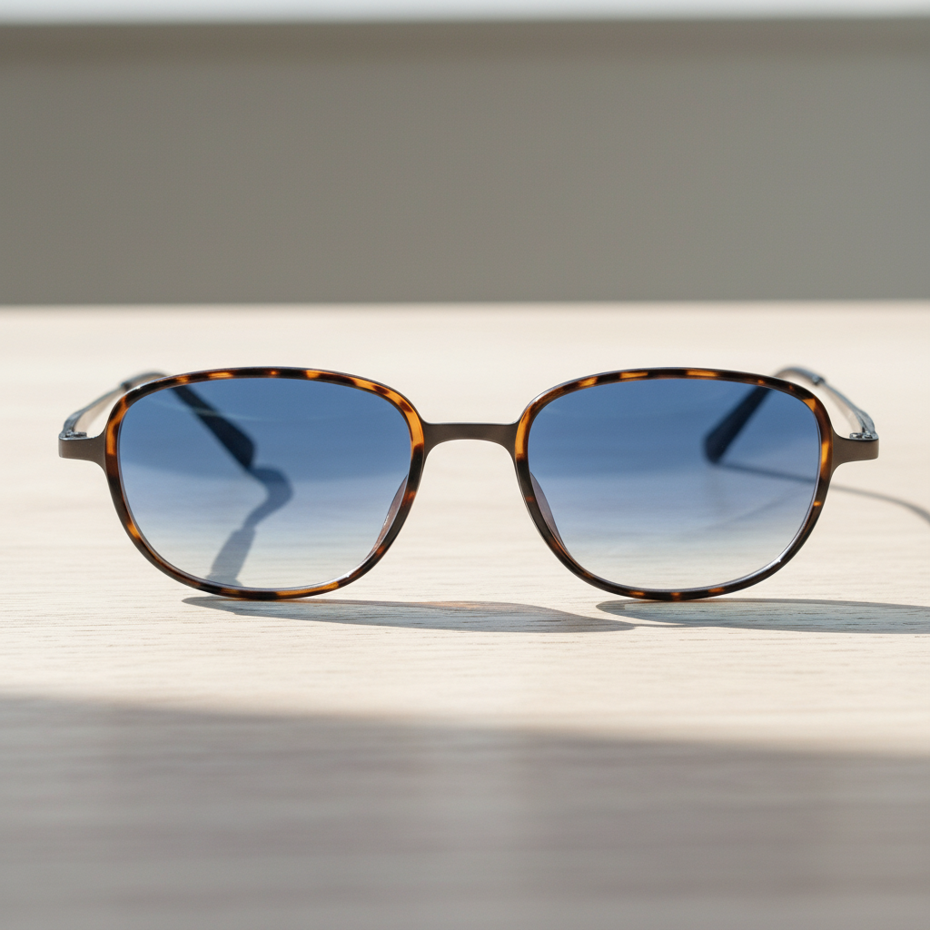 Dale Blue Gradient Lens Sunglasses Lifestyle Shot