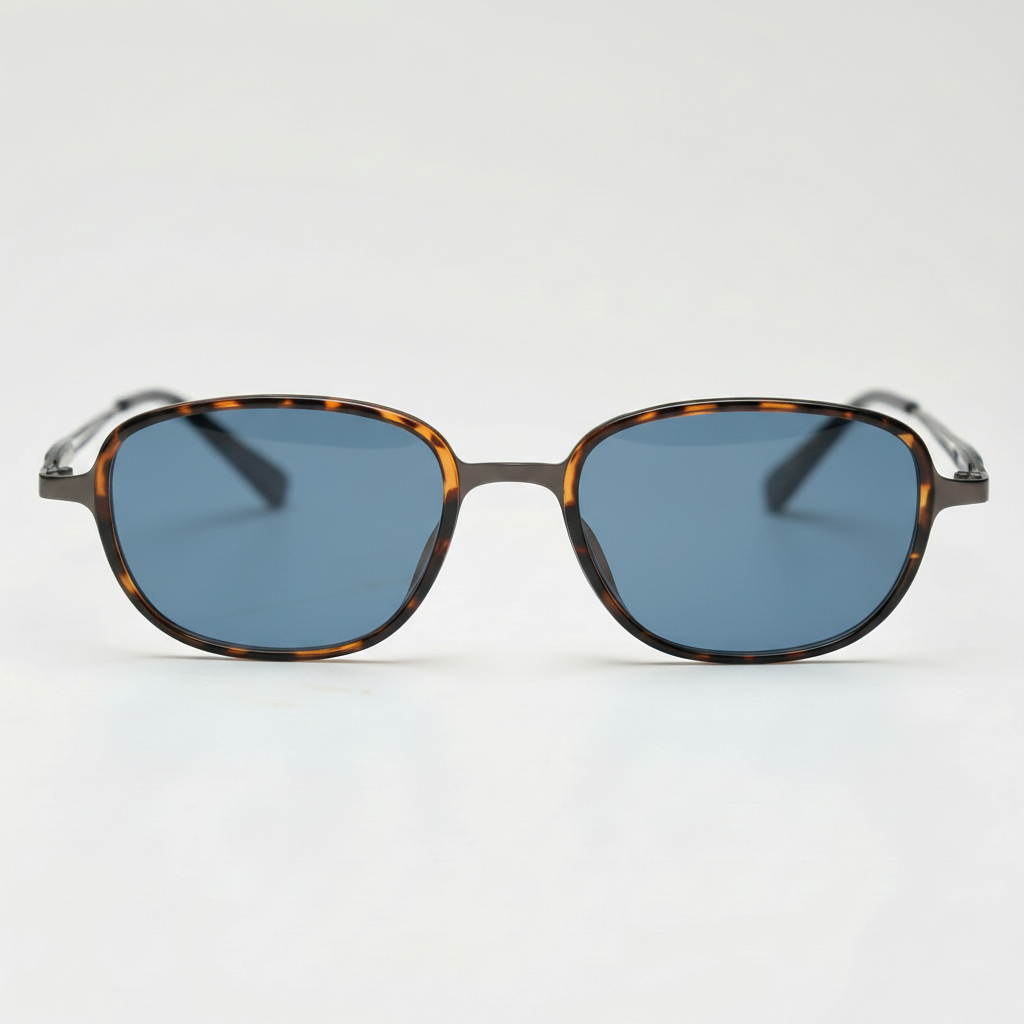 Dale Blue Tinted Lens Sunglasses Front View