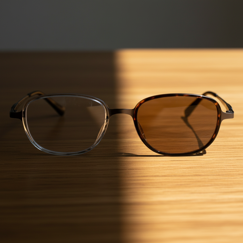 Dale Brown Photochromic Lens Glasses Lifestyle Shot