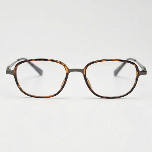 Dale Clear Clear Lens Glasses Front View