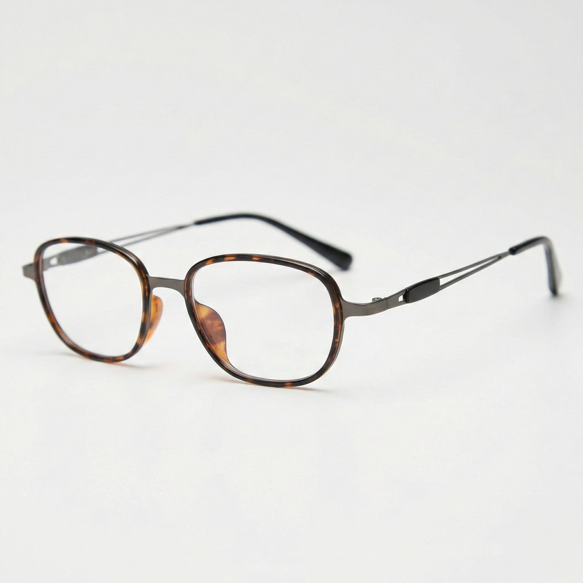 Dale Clear Clear Lens Glasses Side View