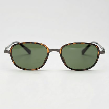 Dale Green Tinted Lens Sunglasses Front View