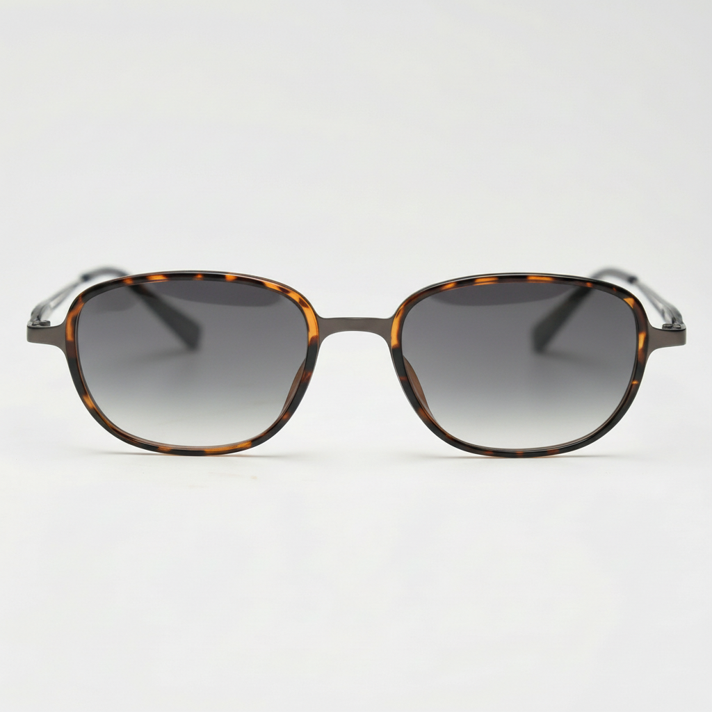 Dale Grey Gradient Lens Sunglasses Front View