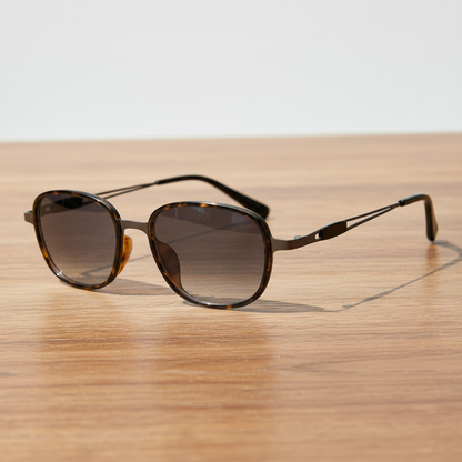 Dale Grey Gradient Lens Sunglasses Lifestyle Shot