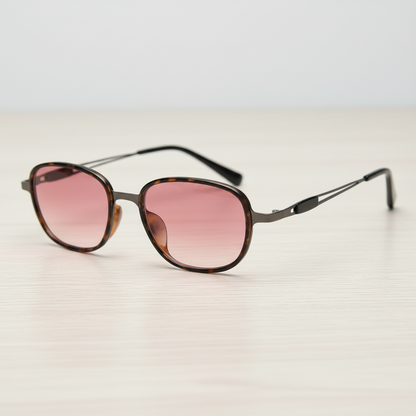 Dale Pink Gradient Lens Sunglasses Lifestyle Shot