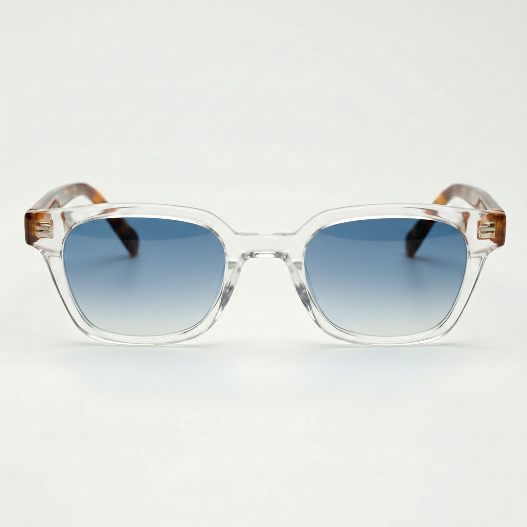 Dana Blue Gradient Lens Sunglasses Front View