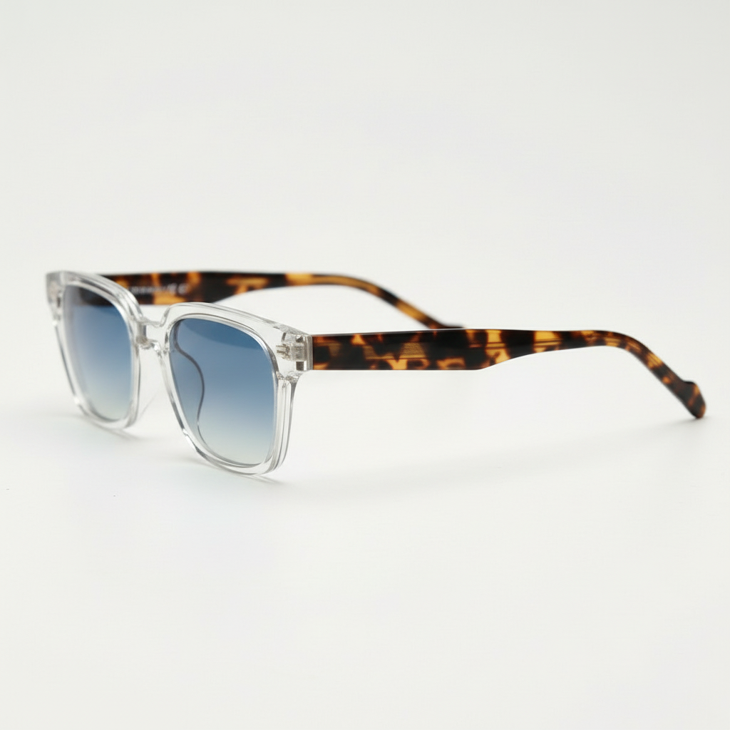 Dana Blue Gradient Lens Sunglasses Side View