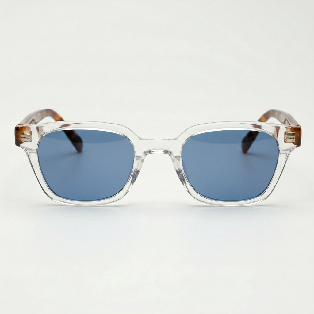 Dana Blue Tinted Lens Sunglasses Front View