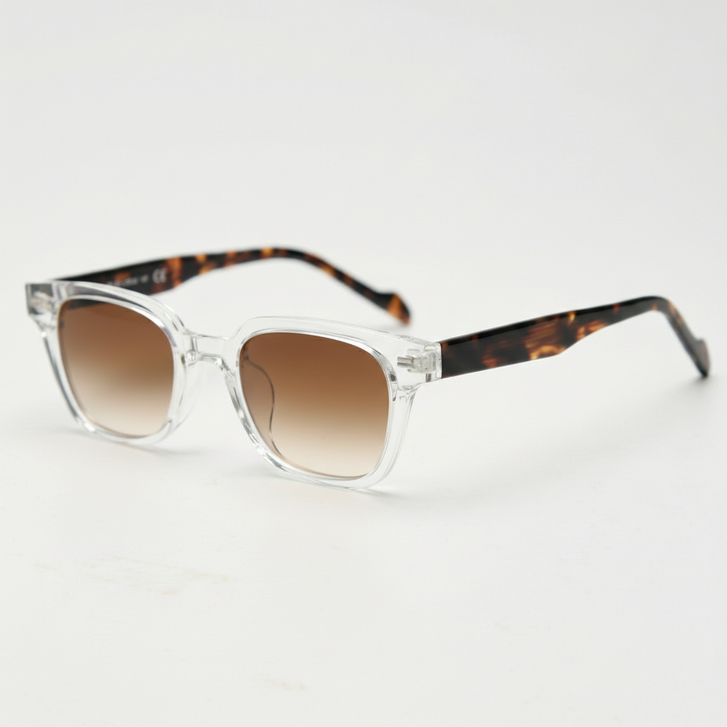 Dana Brown Gradient Lens Sunglasses Side View