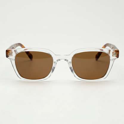 Dana Brown Tinted Lens Sunglasses Front View