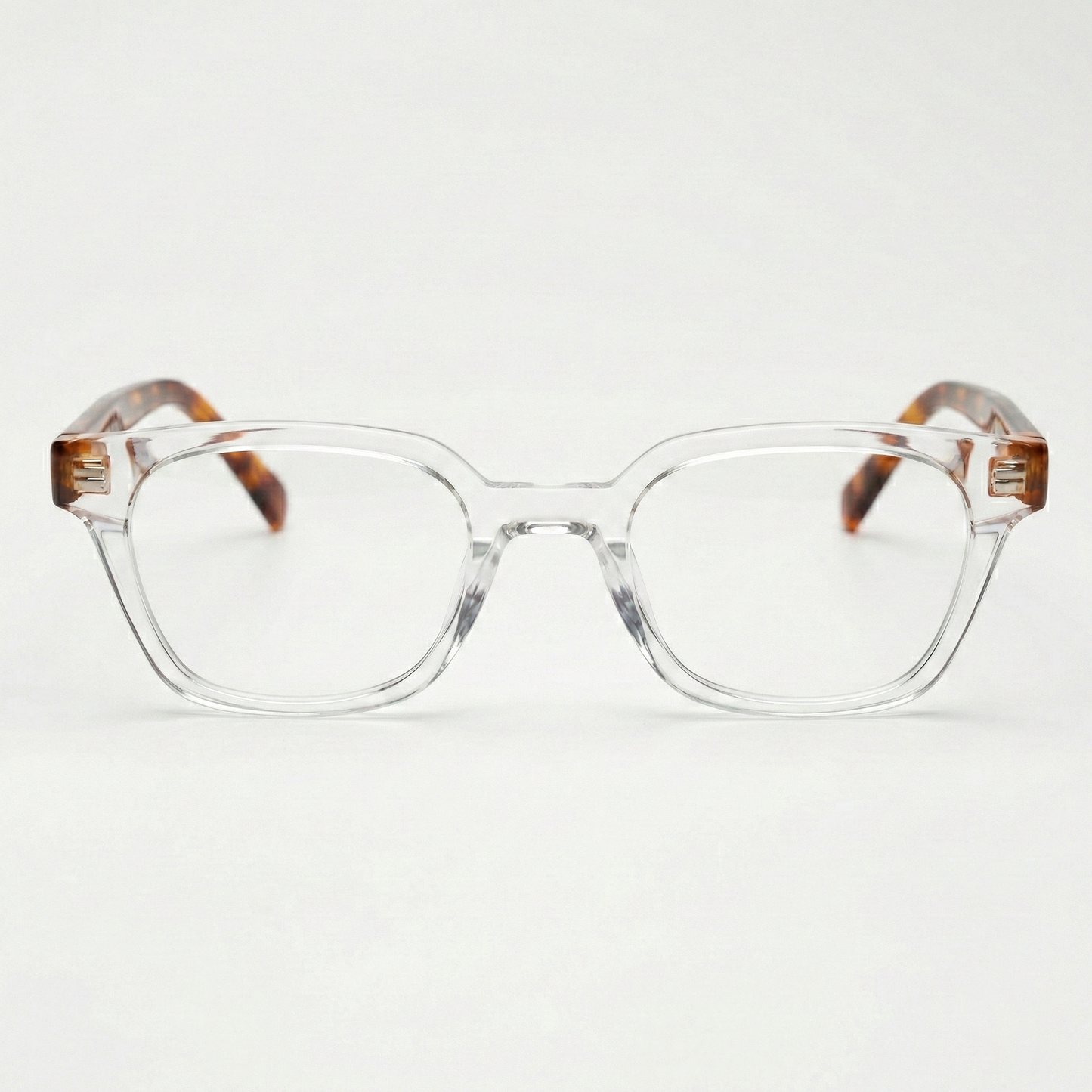 Dana Clear Clear Lens Glasses Front View