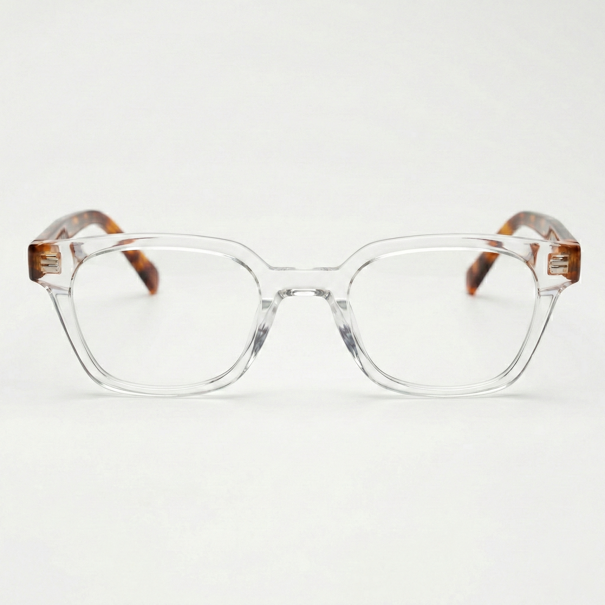 Dana Clear Clear Lens Glasses Front View