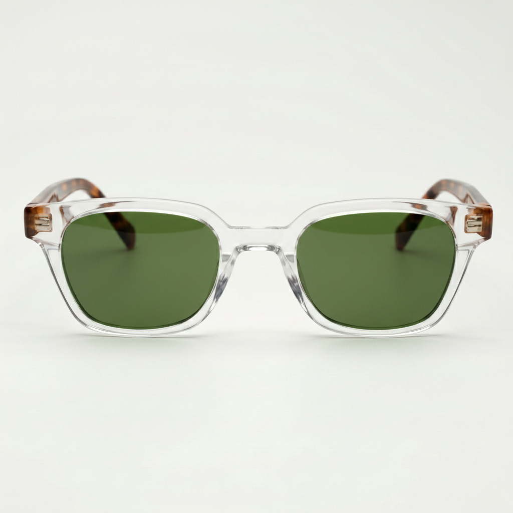 Dana Green Tinted Lens Sunglasses Front View