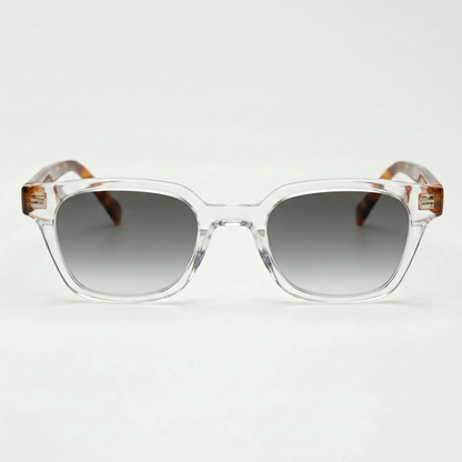 Dana Grey Gradient Lens Sunglasses Front View