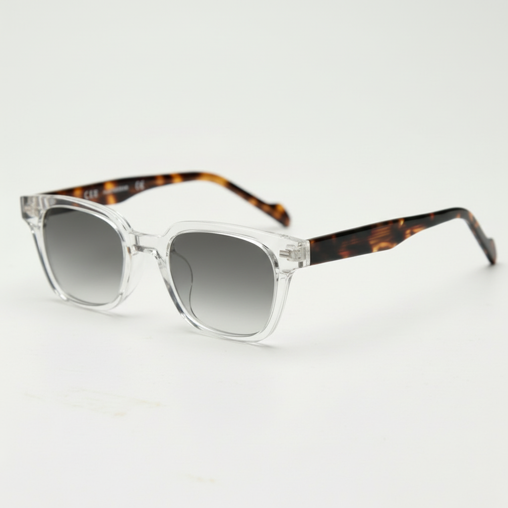 Dana Grey Gradient Lens Sunglasses Side View