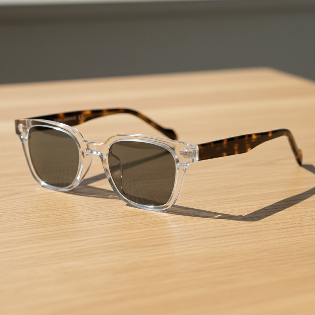 Dana Grey Tinted Lens Sunglasses Lifestyle Shot