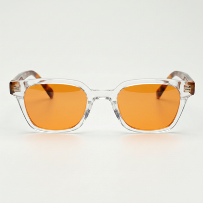 Dana Orange Tinted Lens Sunglasses Front View