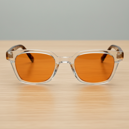 Dana Orange Tinted Lens Sunglasses Lifestyle Shot