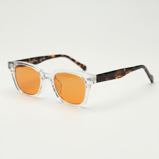 Dana Orange Tinted Lens Sunglasses Side View