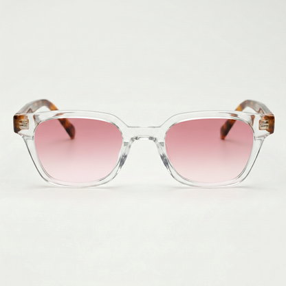 Dana Pink Gradient Lens Sunglasses Front View