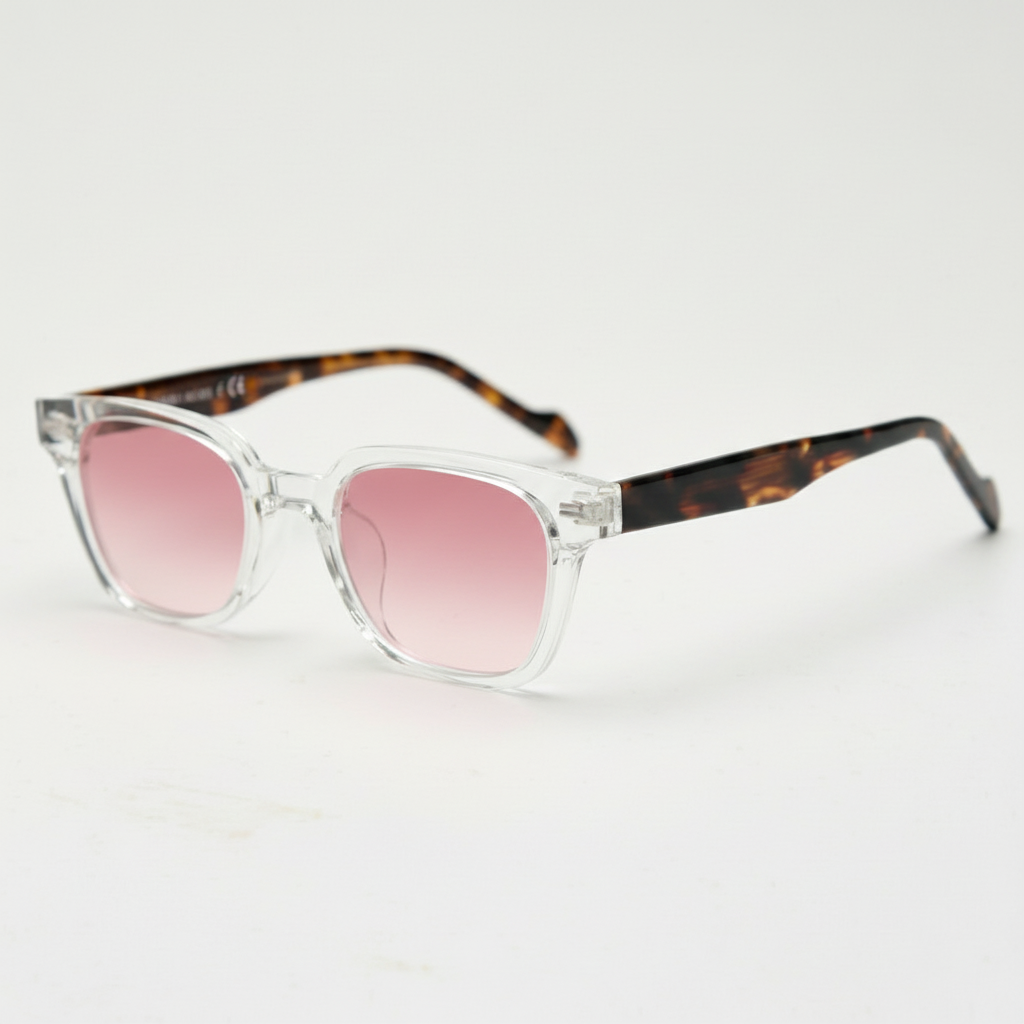 Dana Pink Gradient Lens Sunglasses Side View