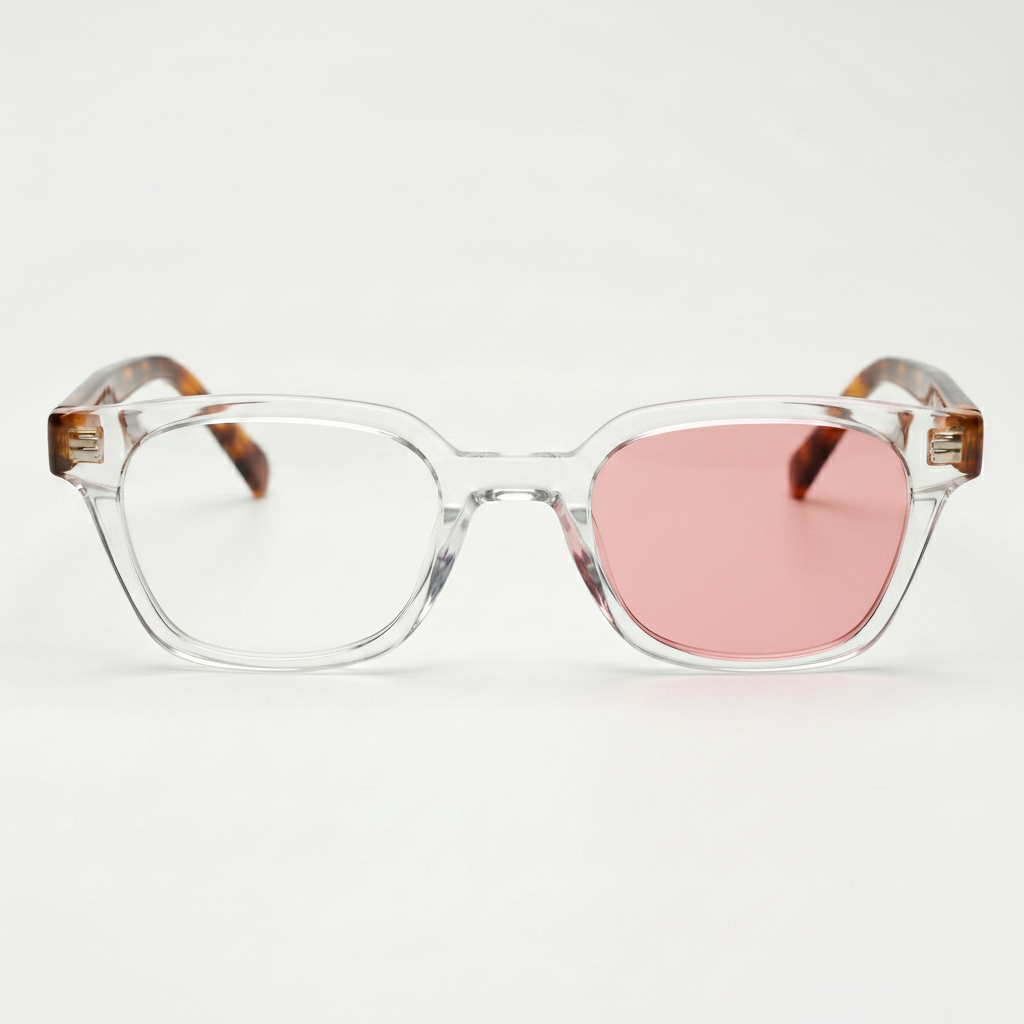 Dana Pink Photochromic Lens Glasses Front View