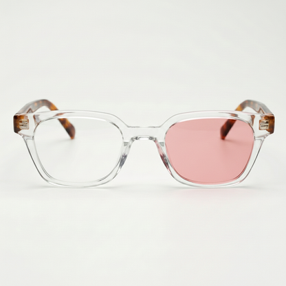 Dana Pink Photochromic Lens Glasses Front View