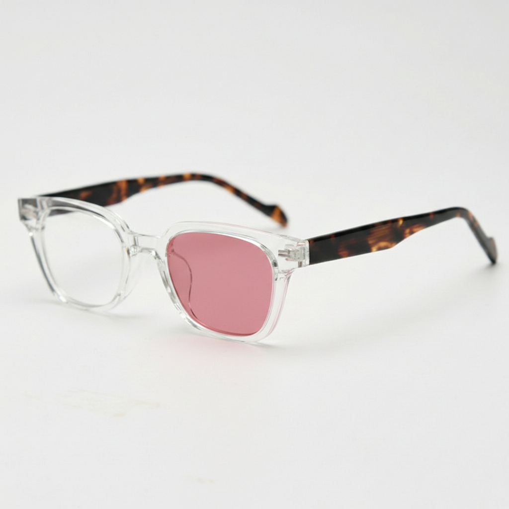 Dana Pink Photochromic Lens Glasses Side View