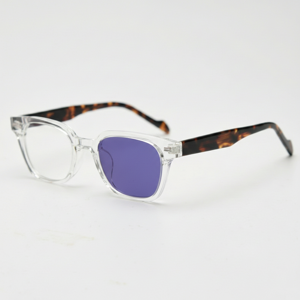 Dana Purple Photochromic Lens Glasses Side View