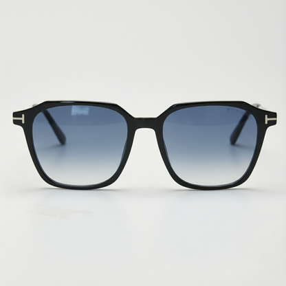 Elma Blue Gradient Lens Sunglasses Front View
