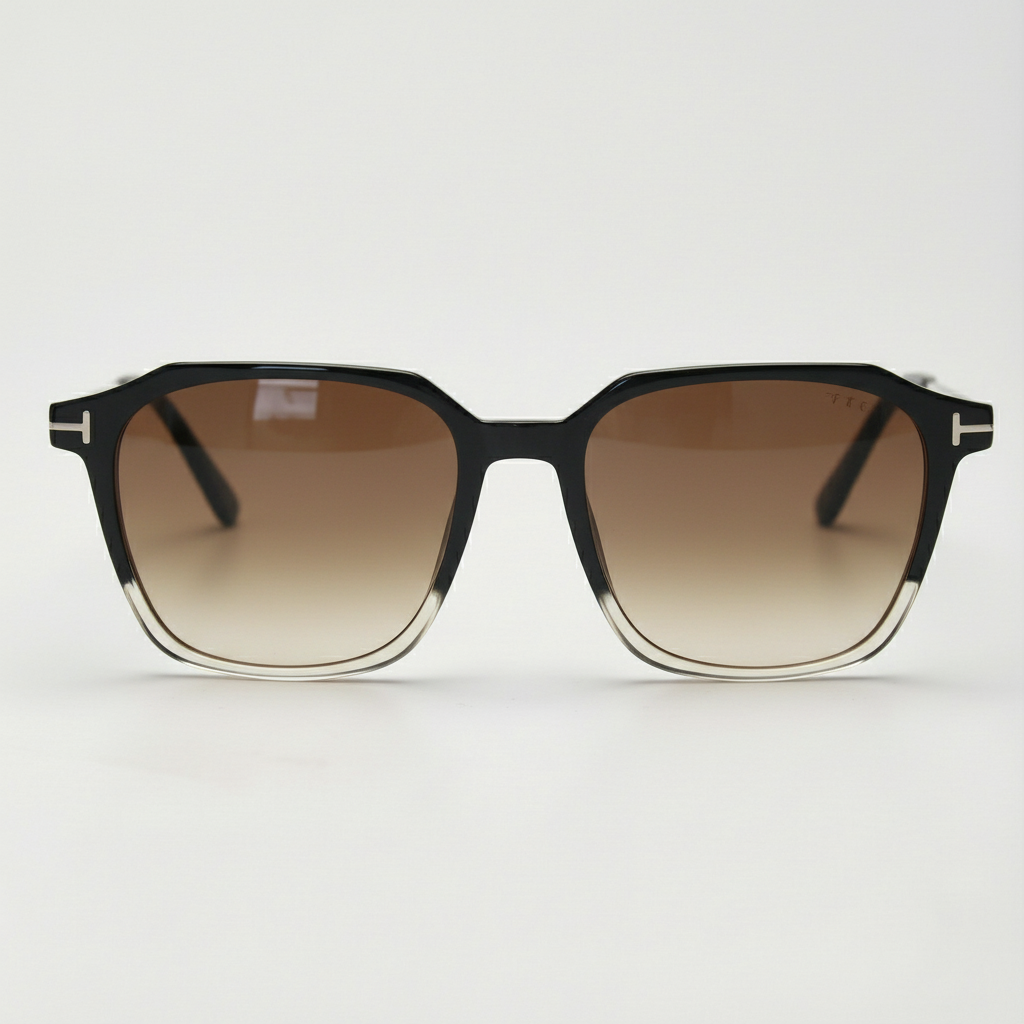Elma Brown Gradient Lens Sunglasses Front View