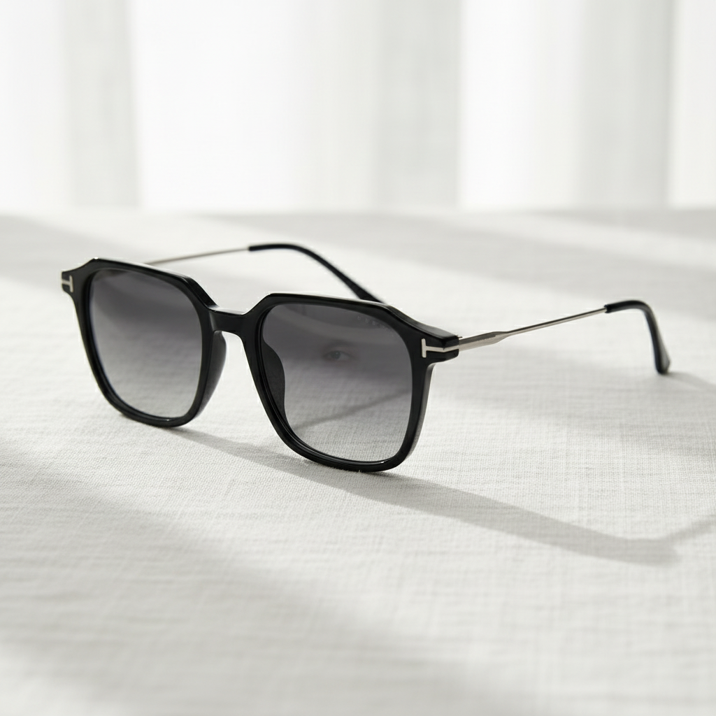 Elma Grey Gradient Lens Sunglasses Lifestyle Shot