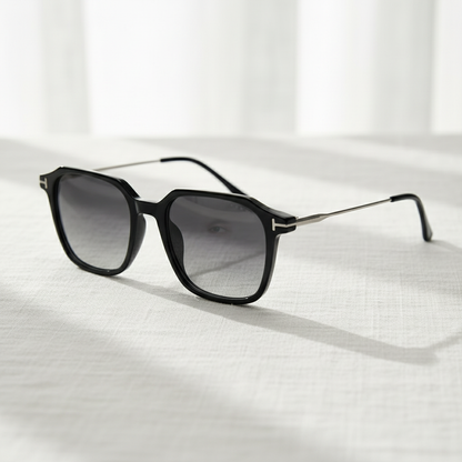 Elma Grey Gradient Lens Sunglasses Lifestyle Shot