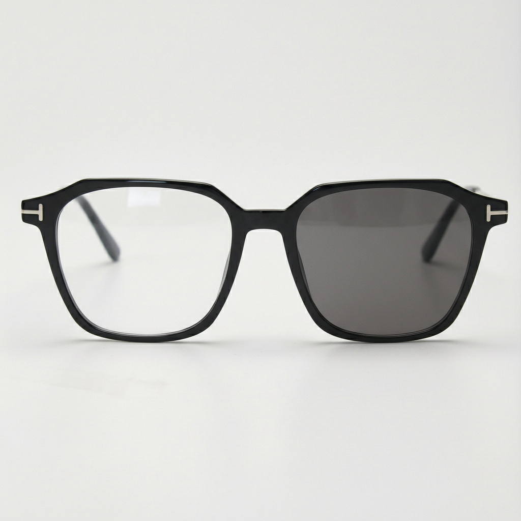 Elma Grey Photochromic Lens Glasses Front View