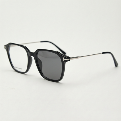 Elma Grey Photochromic Lens Glasses Side View