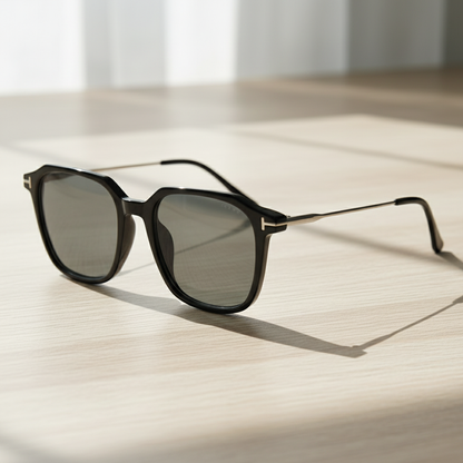 Elma Grey Tinted Lens Sunglasses Lifestyle Shot