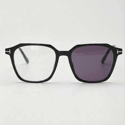 Elma Purple Photochromic Lens Glasses Front View