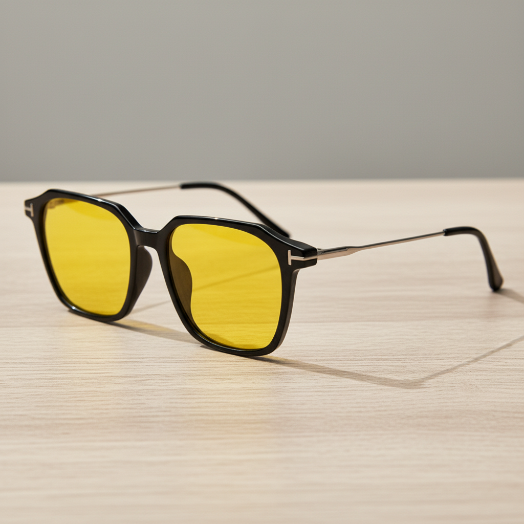 Elma Yellow Tinted Lens Sunglasses Lifestyle Shot
