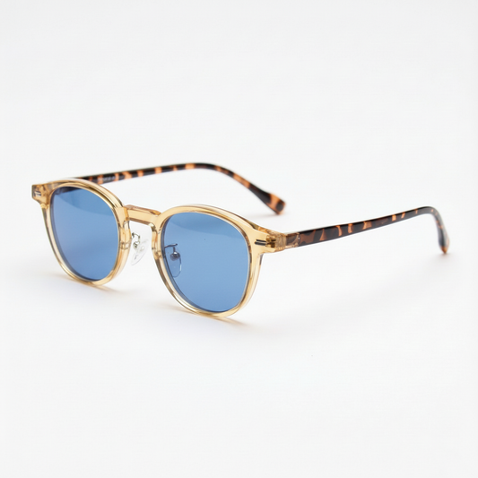 Gail Blue Tinted Lens Sunglasses Side View