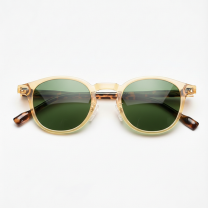Gail Green Tinted Lens Sunglasses Front View