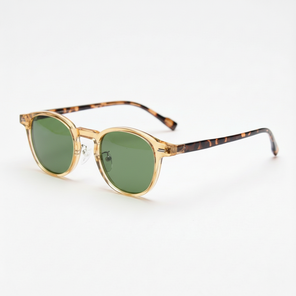 Gail Green Tinted Lens Sunglasses Side View