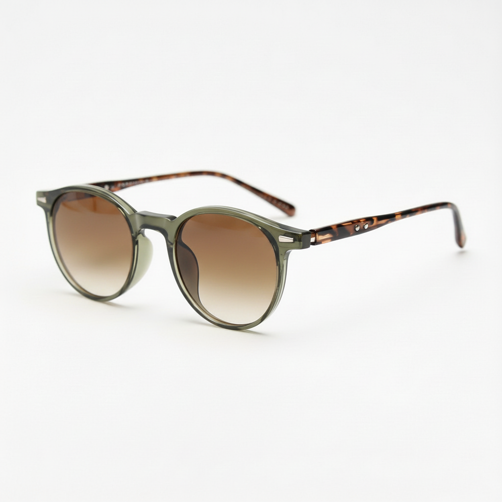 Ida Brown Gradient Lens Sunglasses Side View