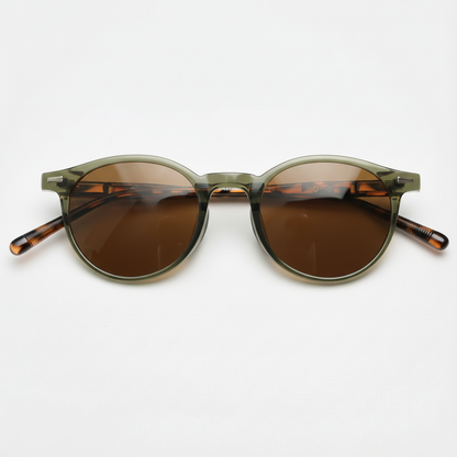 Ida Brown Tinted Lens Sunglasses Front View
