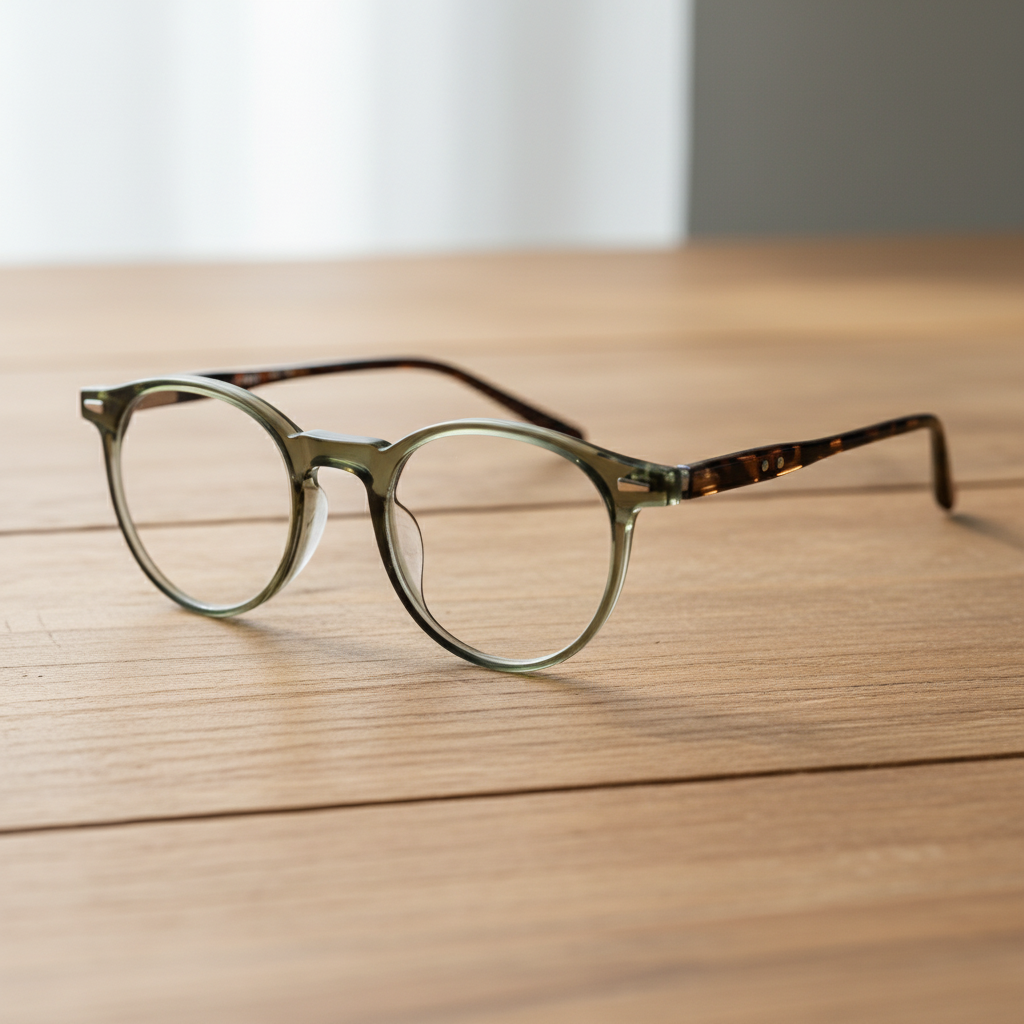 Ida Clear Clear Lens Glasses Lifestyle Shot